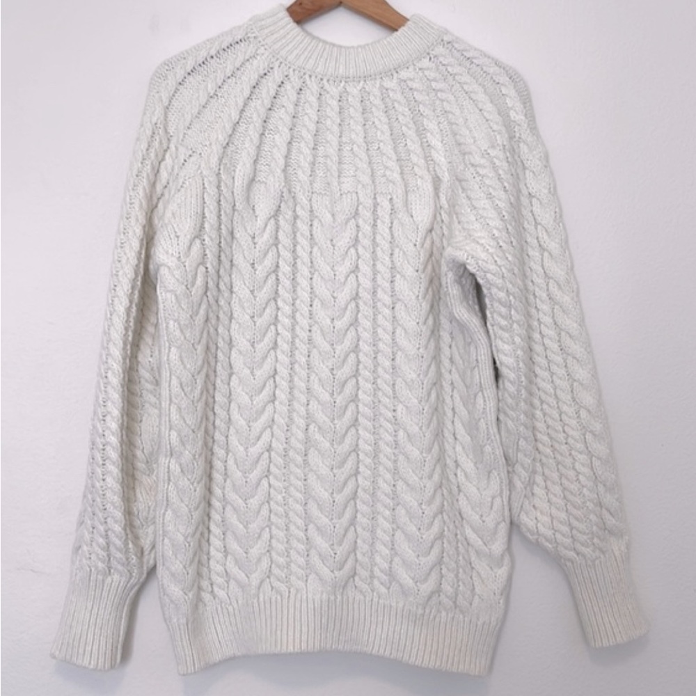 H&M Size S. Cable Knit Sweater. Color Cream